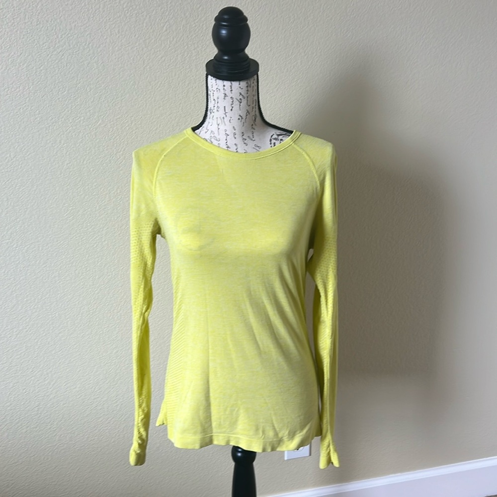 Figs yellow undershirt, size small
